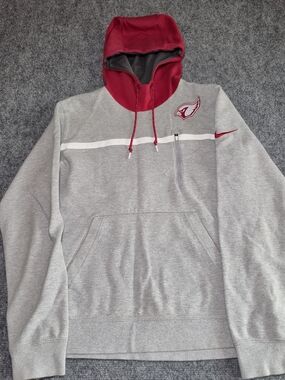 ​Nike NFL Arizona Cardinals Therma-FIT Sideline Hoodie Men M Pullover Gray